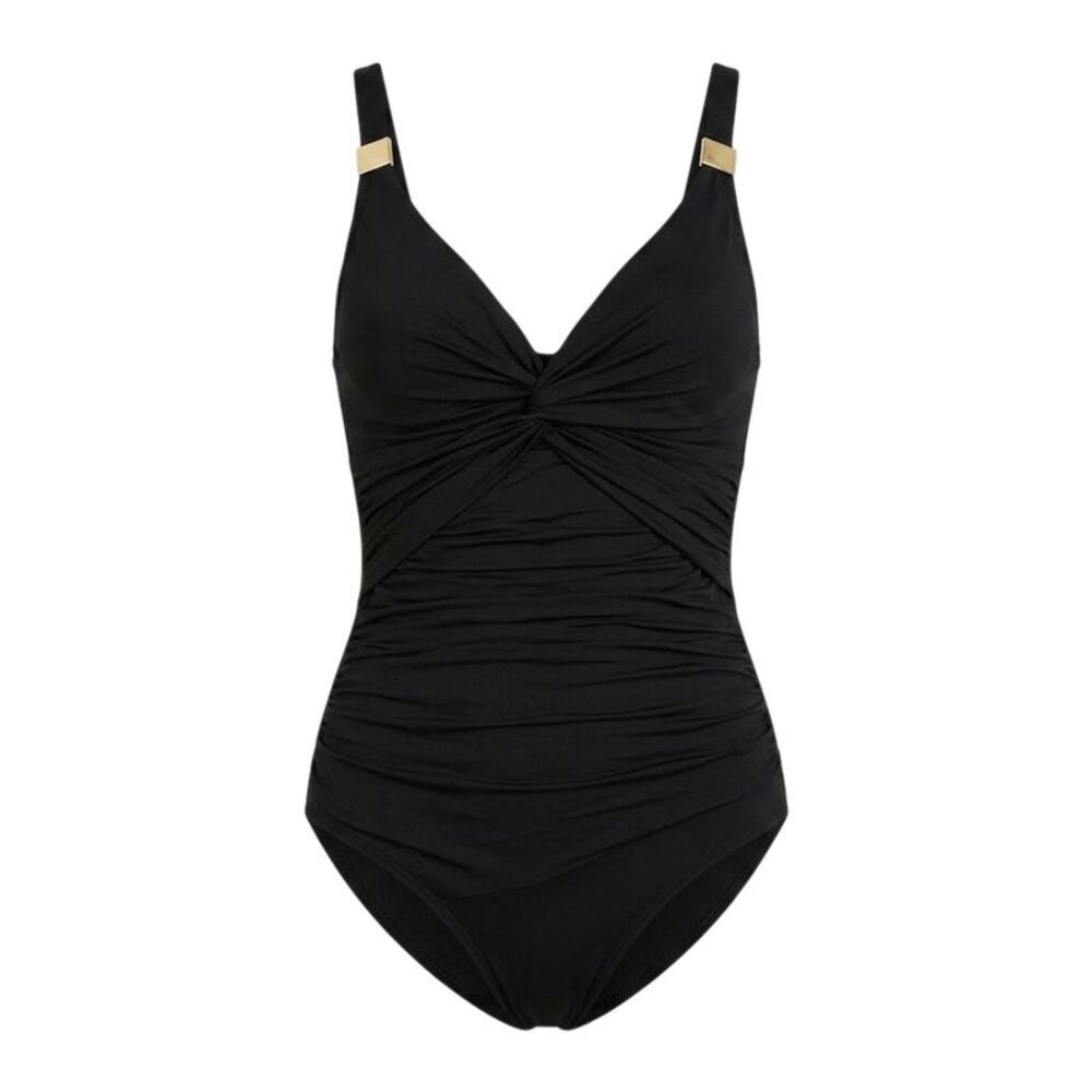 Biba Womens/Ladies Icon Tummy Control One Piece Bathing Suit / Black